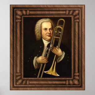 Affiches J.S. Bach avec Trombone