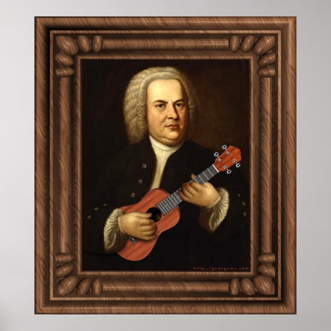 Affiches J.S. Bach sur Uke (Devant)