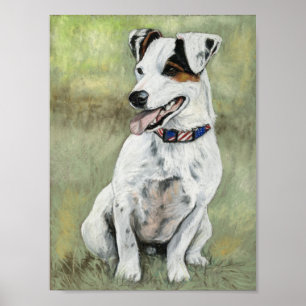 Affiches Jack Russell Terrier Dog Art Imprimer