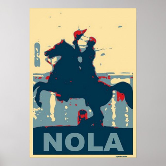 Affiches Jackson Carré-NOLA (Devant)