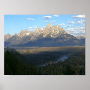 Affiches Jackson Hole Mountains (Grand Teton National Park)