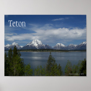 Affiches Jackson Lake, Grand Teton National Park, WY