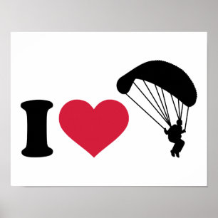 Affiches J'adore la plongée Sky