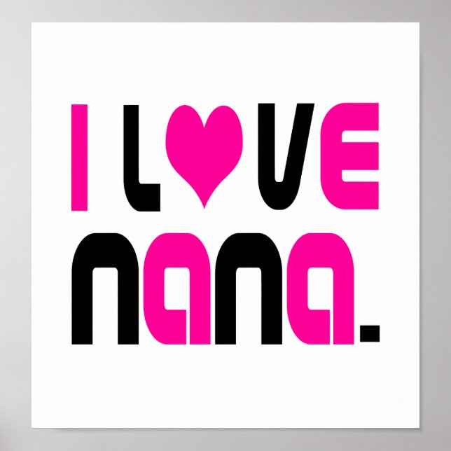 Affiches J'adore Nana Rose (Devant)