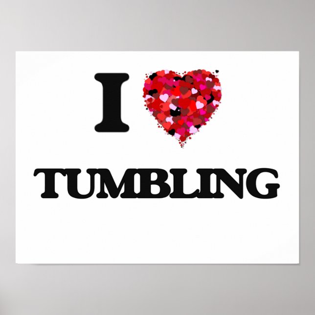 Affiches J'adore Tumbling (Devant)