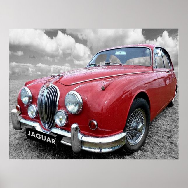 Affiches Jaguar Mark 2 (Devant)