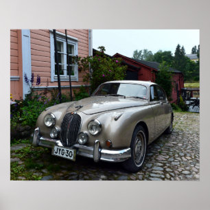 Affiches Jaguar Mark 2 à Porvoo, Finlande