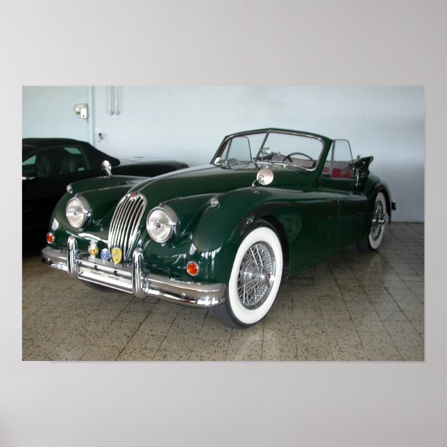 Affiches Jaguar XK 120 (Devant)