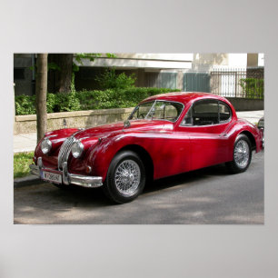 Affiches Jaguar XK 120 FHC