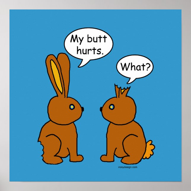 Affiches J'Ai Blessé Le Mur ! - Quoi ? (Devant)