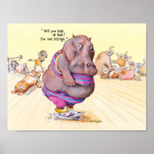 Affiches J'ai perdu 375 kilogrammes !