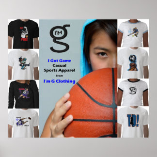 Affiches J'ai reçu l'affiche de jeu de I'm G Clothing