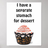 J'ai un estomac séparé pour l'affiche dessert