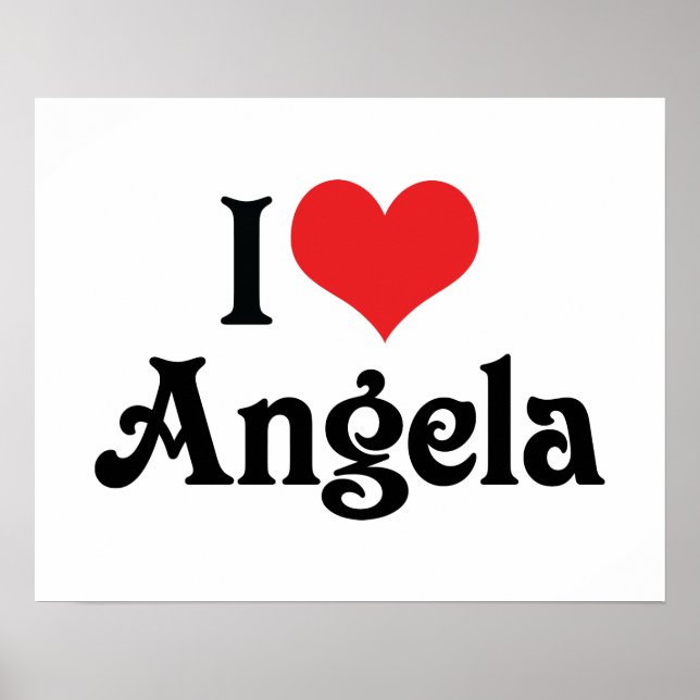Affiches J'aime Angela (Devant)