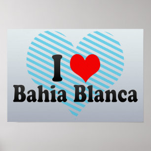Affiches J'aime Blanca du Bahia, Argentine
