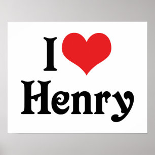 Affiches J'aime Henry