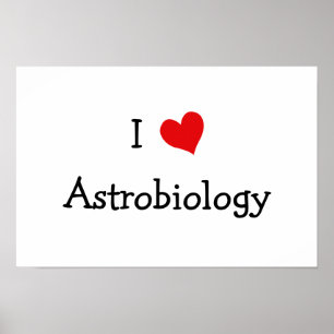 Affiches J'aime l'astrobiologie