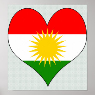 Affiches J'aime le Kurdistan