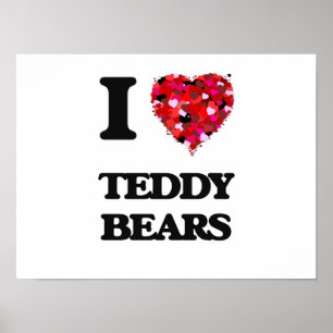 Affiches J'aime les Nounours