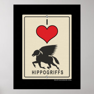 Affiches J'aime les pogriffs