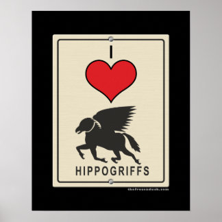 Affiches J'aime les pogriffs