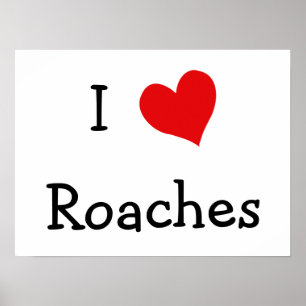 Affiches J'Aime Les Roaches