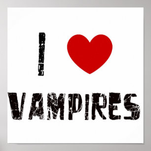 Affiches J'aime les vampires