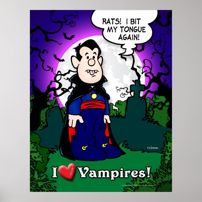 Affiches J'aime les vampires (Devant)