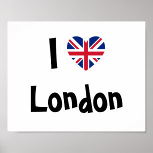 Affiches J'aime Londres