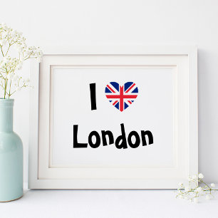 Affiches J'aime Londres