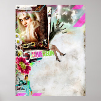 Affiches j'aime NEON