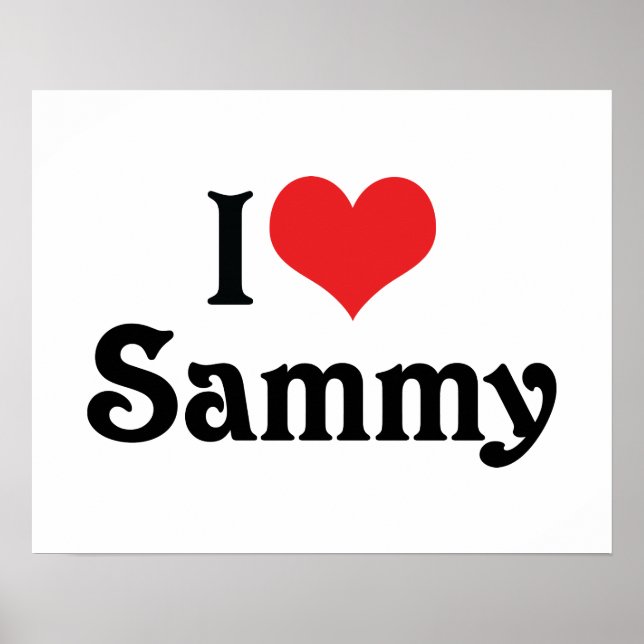 Affiches J'aime Sammy (Devant)