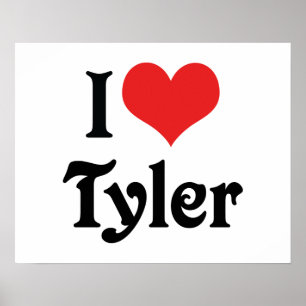 Affiches J'aime Tyler