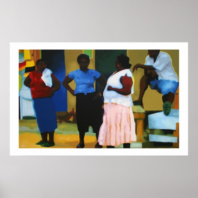 Affiches Jamaïcains à Negril (Devant)