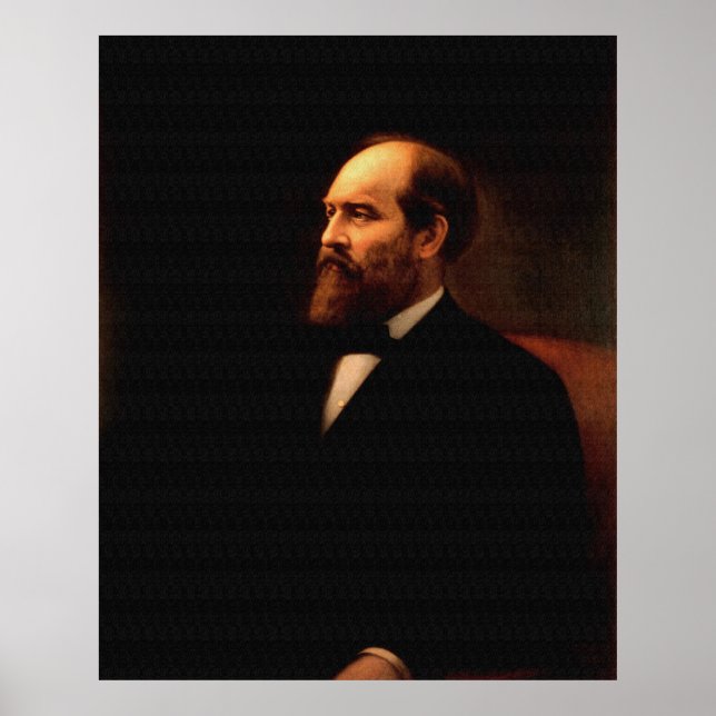 Affiches JAMES A. GARFIELD Portrait par Calvin Curtis Impri (Devant)