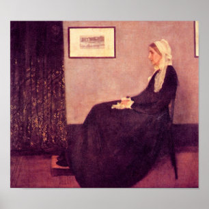 Affiches James Abbot McNeill Whistler - La mère de Whistler