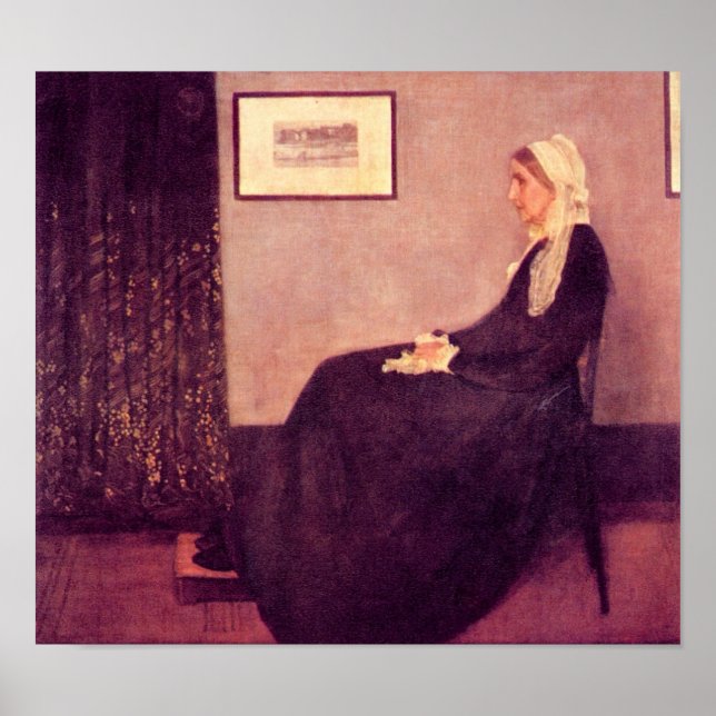 Affiches James Abbot McNeill Whistler - La mère de Whistler (Devant)