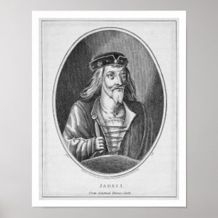 Affiches James I (1394-1437), roi de l'Ecosse, de Johnst