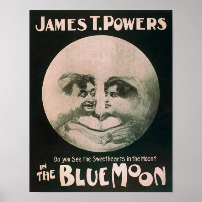 Affiches James T. Powers au théâtre Blue Moon (Devant)