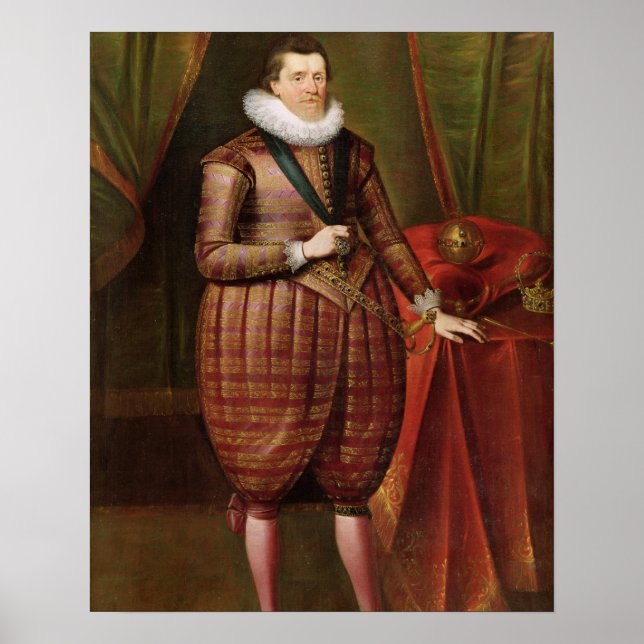Affiches James VI d'Écosse et I d'Angleterre (1566-1625), (Devant)