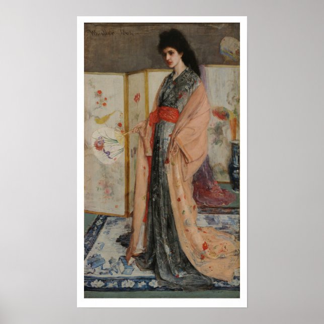 Affiches James Whistler-Princess du pays de la porcelaine (Devant)