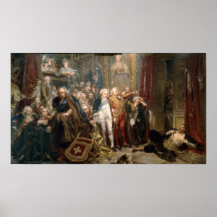 Affiches Jan Matejko Rejtan, ou l'automne de la Pologne