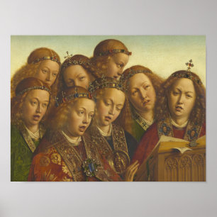 Affiches Jan van Eyck Singing angels Gand CC0062