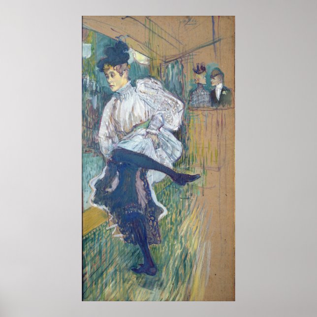 Affiches Jane Avril Dancing, c.1892 (Devant)