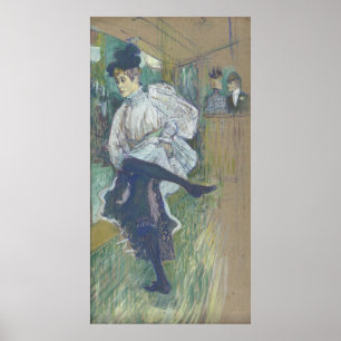 Affiches Jane Avril Dancing Henri Toulouse-Lautrec Canvas