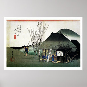 Affiches Japanese Farm House Ukiyo–e
