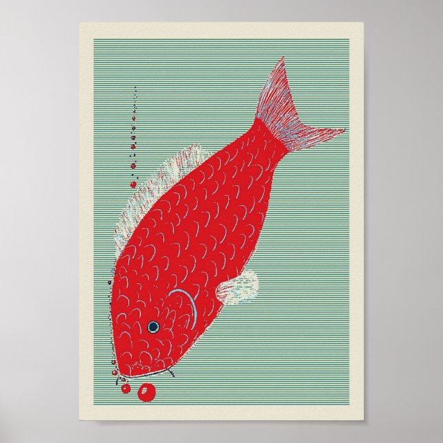 Affiches Japanese Koi Carp (Devant)