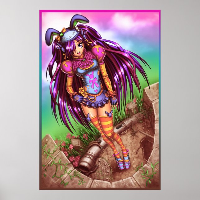 Affiches Japonaise Fashion Anime Girl (Devant)