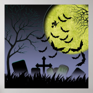 Affiches Jardin de Halloween Grave