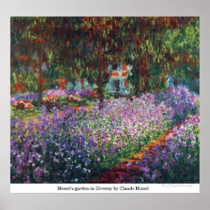 Affiches Jardin de Monet à Giverny par Claude Monet